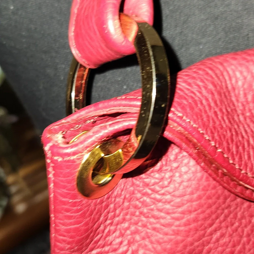 Barr+Barr Red Leather Bag - Picture 4 of 14